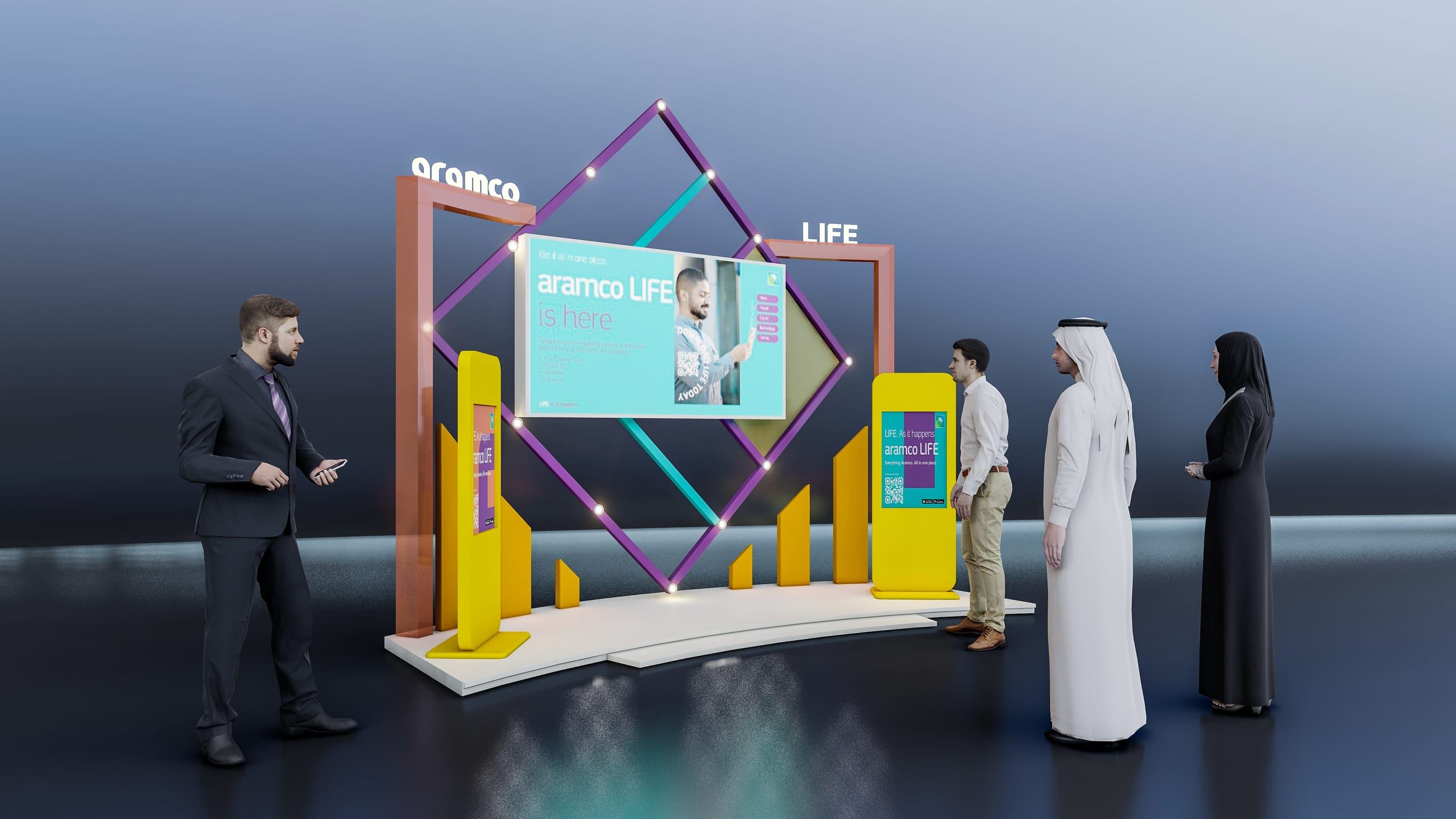 Aramco Campaign — Dhahran - AL-MIDRA TOWER  3303 - Indoor