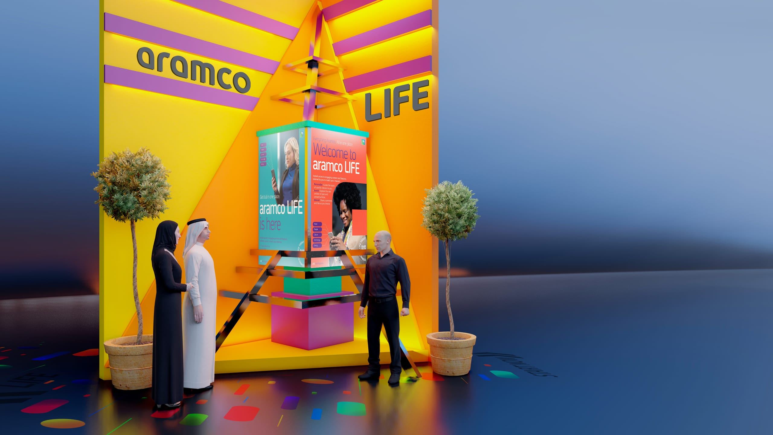 Aramco Campaign — Dhahran - Tower building 730 - Indoor