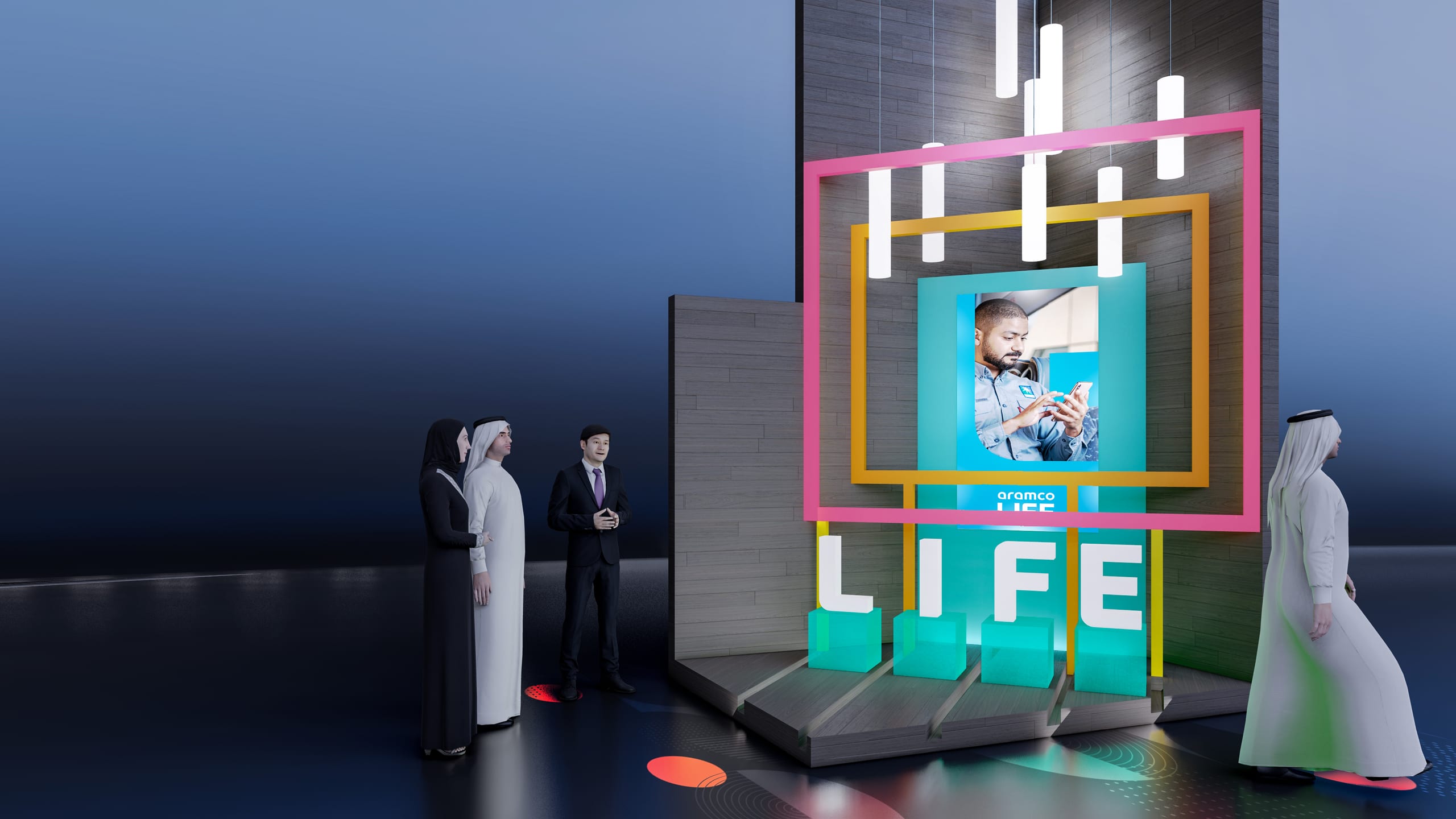 Aramco Campaign — Dhahran - Tower building 730 - Indoor