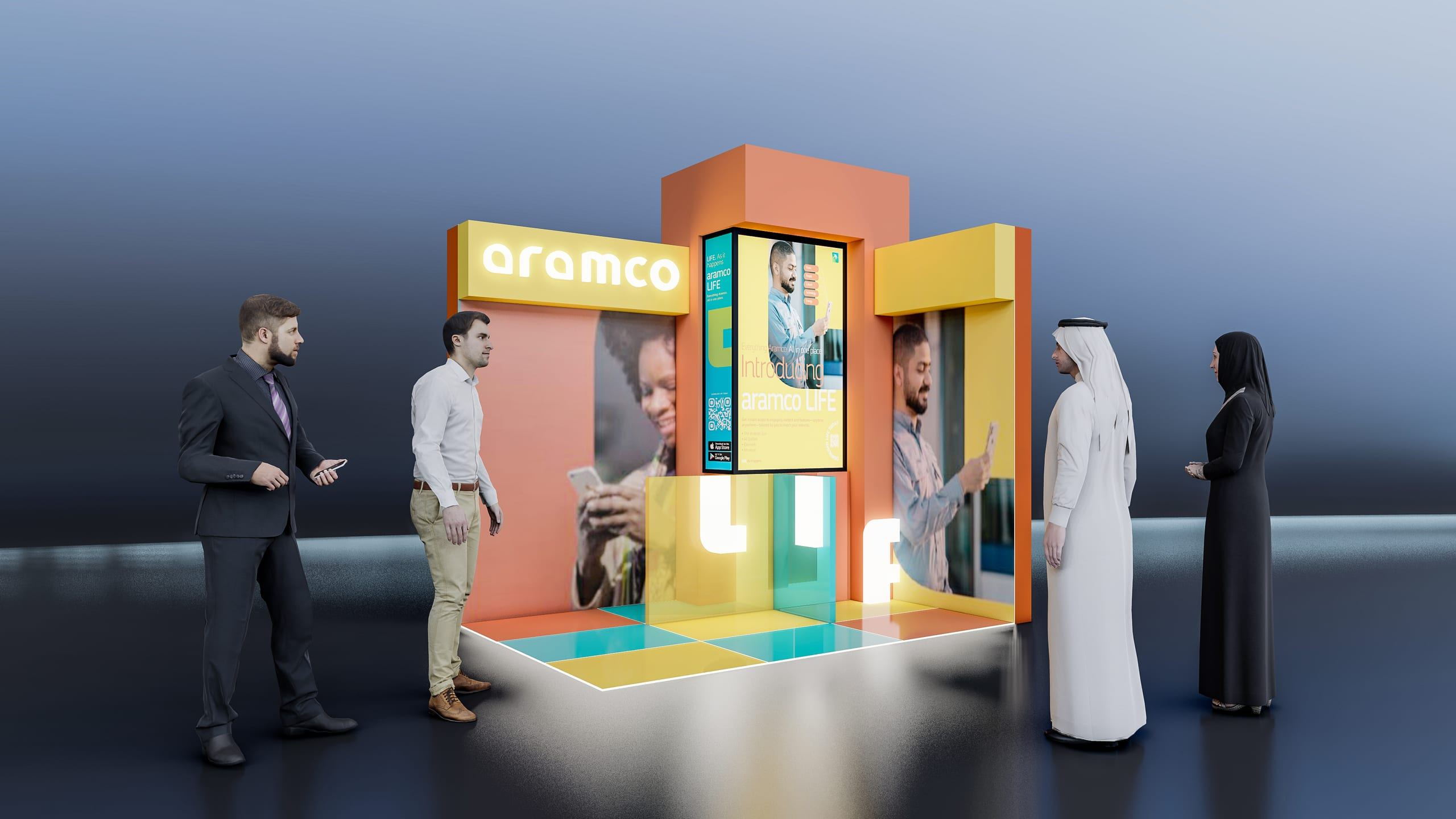 Aramco Campaign — Dhahran - Tower building 730 - Indoor