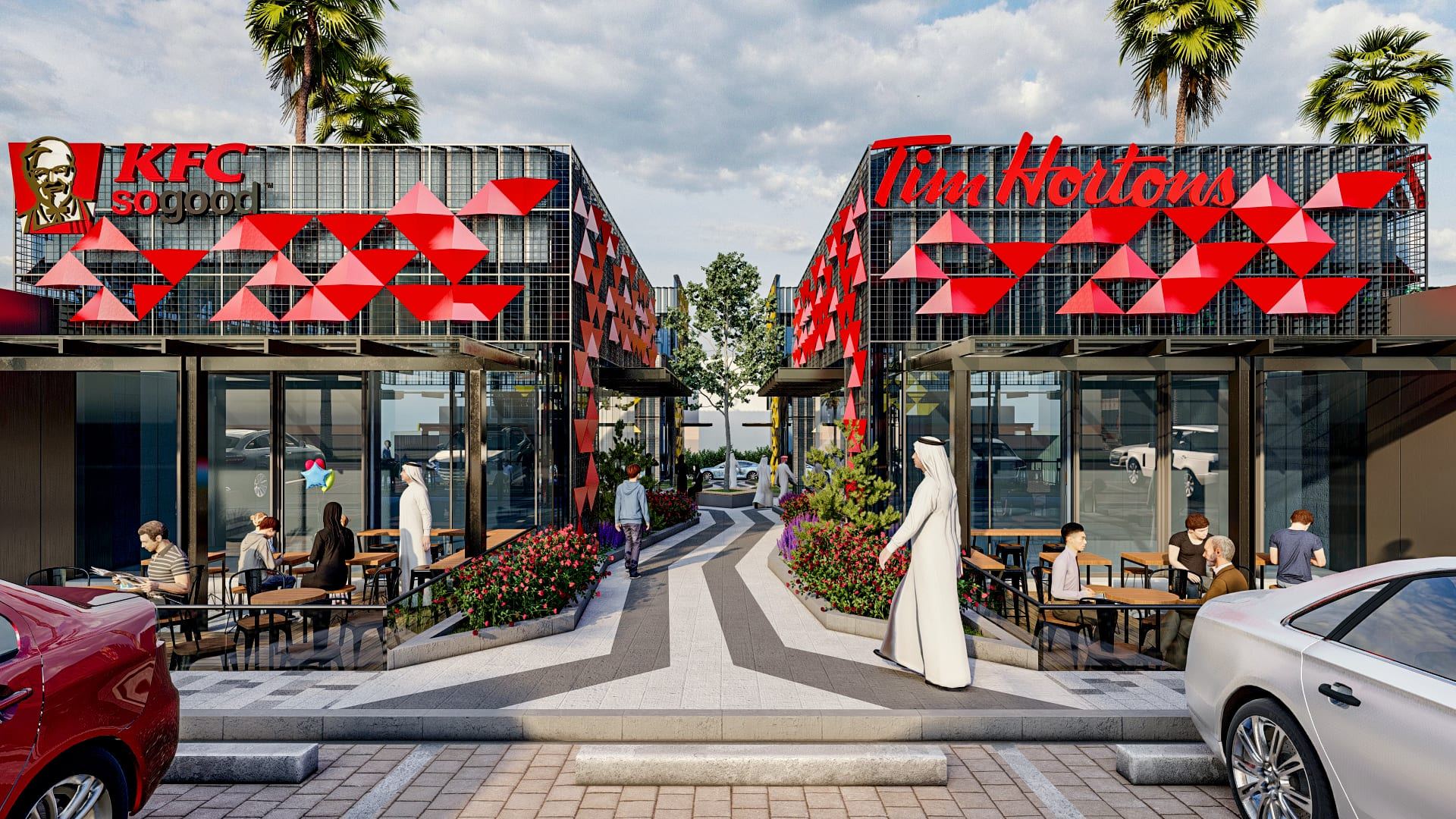 Drive Thru Complex — Option 1