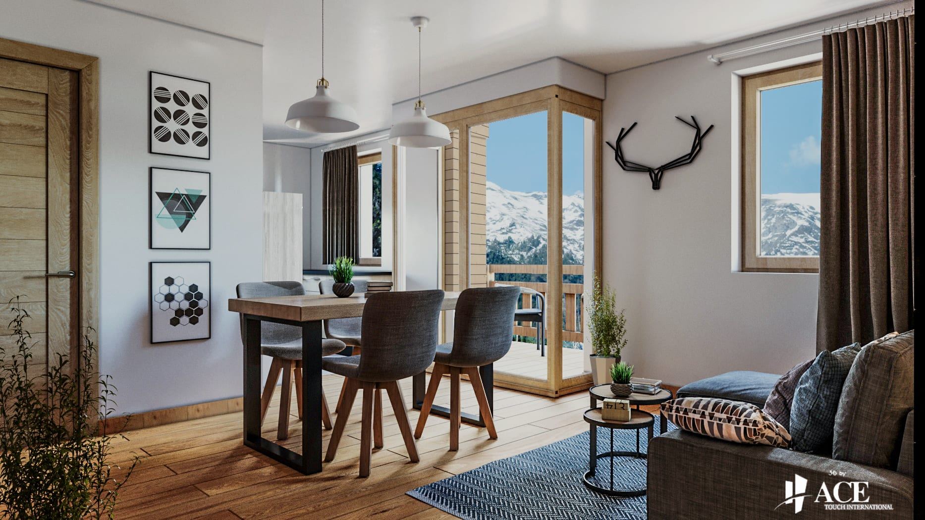 House in the Mountains — view 2