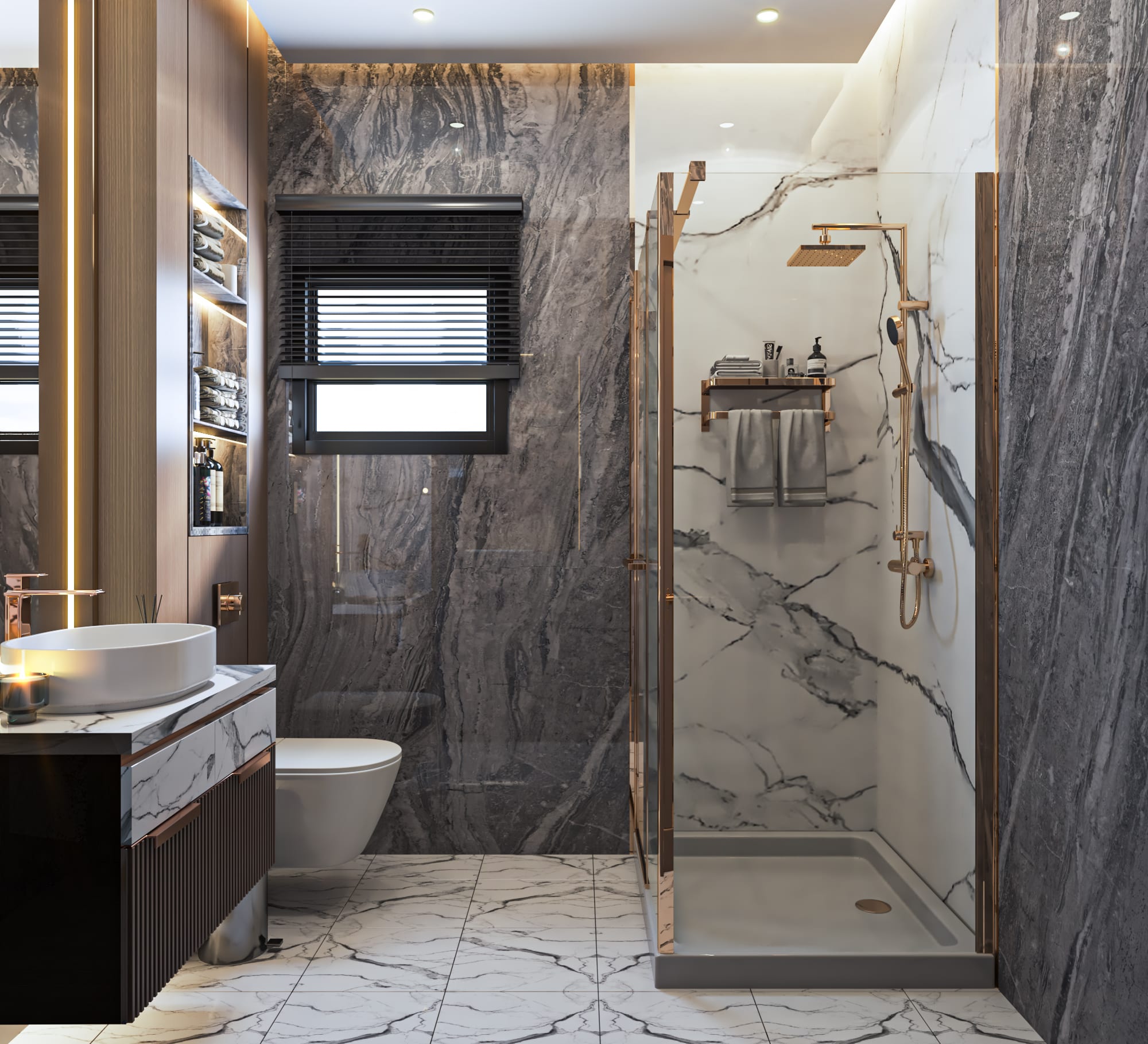LakeView Mr Osama — Master Bathroom