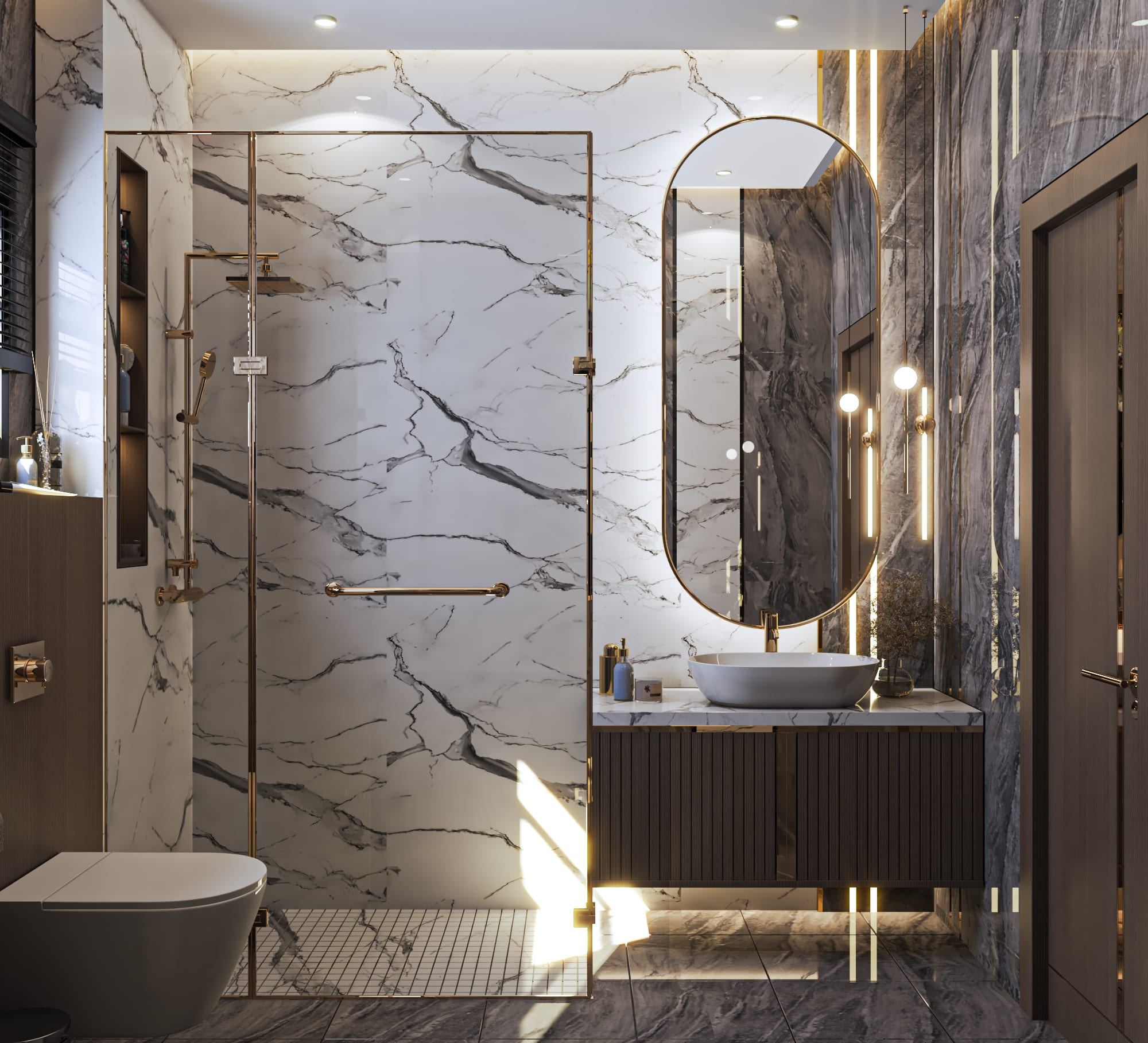 LakeView Mr Osama — Lower Floor Bathroom