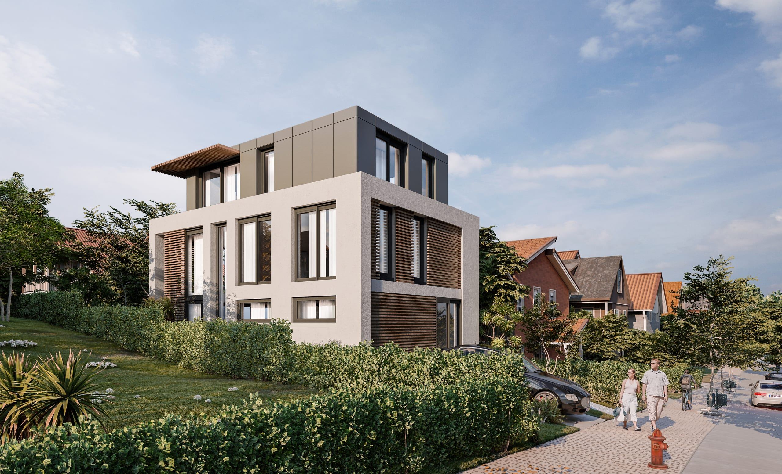Private House, Luxembourg — view 1