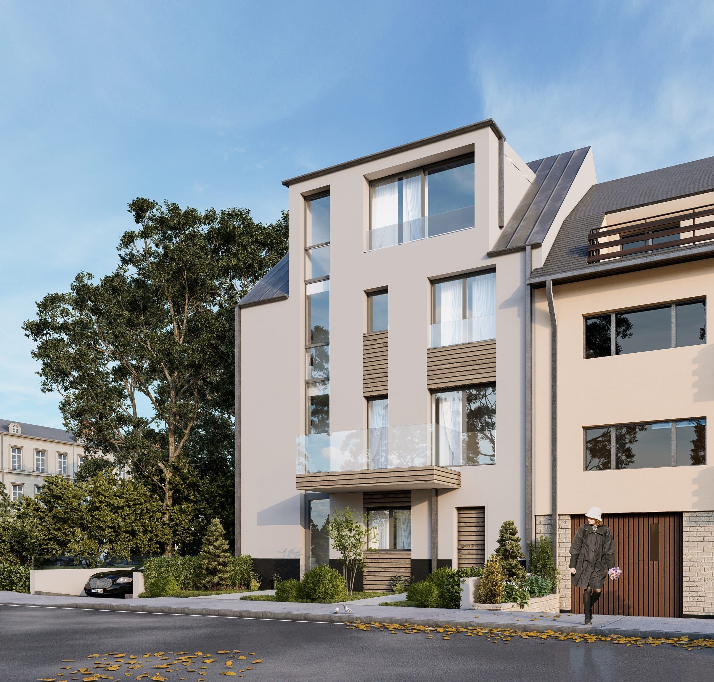 Residential Building, Bonnevoie — view 2