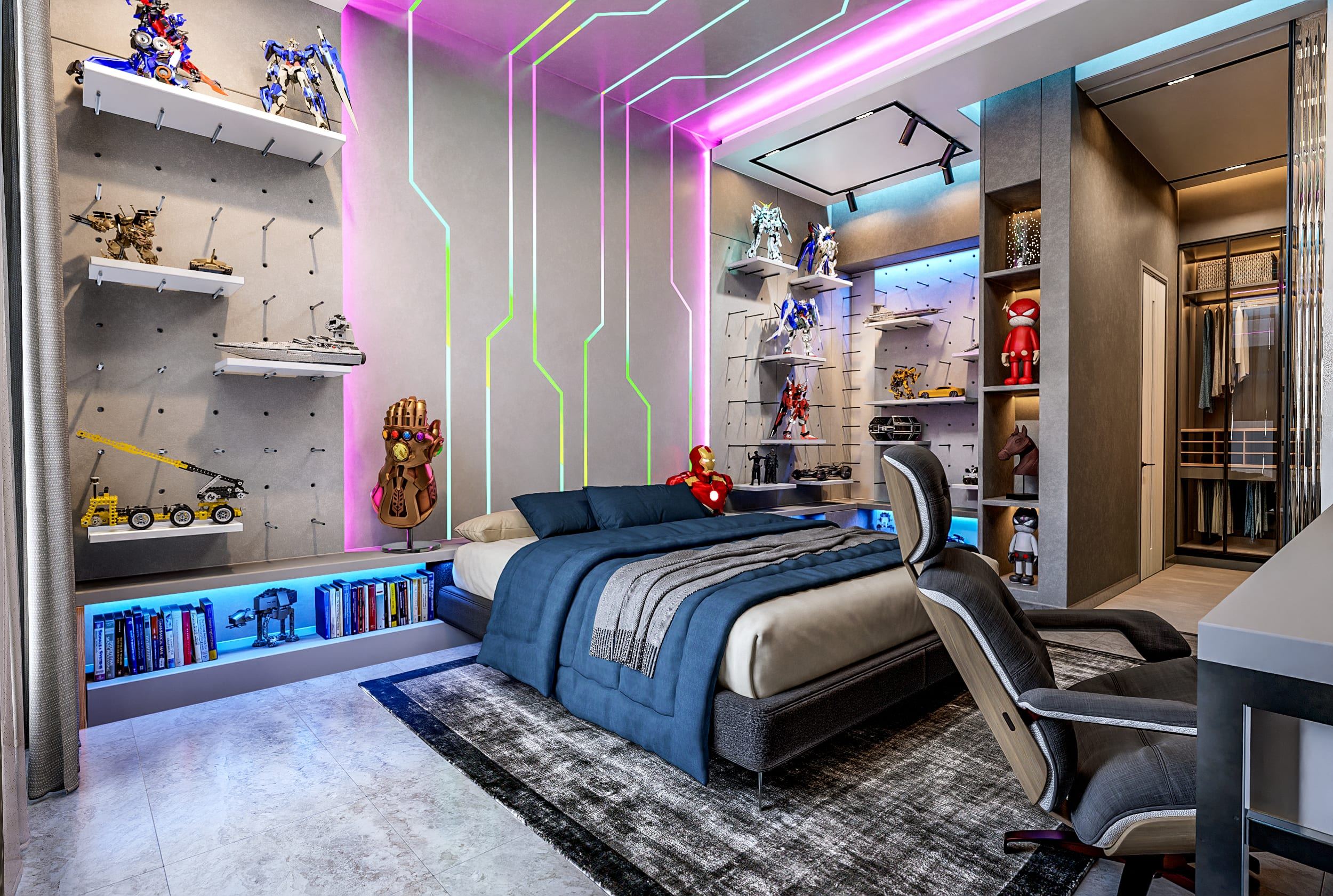 Villa Mr. Ahmed El-Russ — Boy's Bedroom