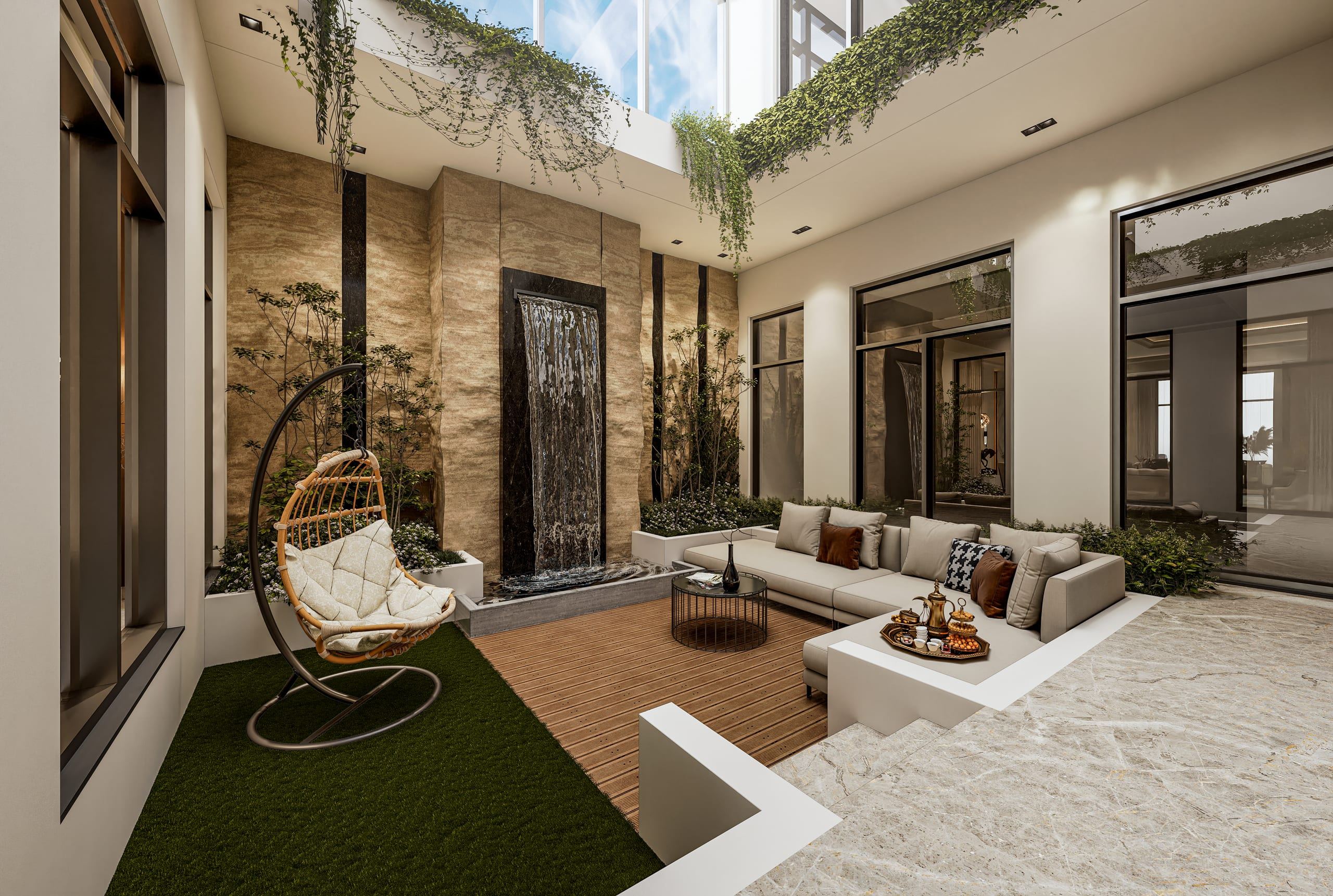 Villa Mr. Ahmed El-Russ — Garden