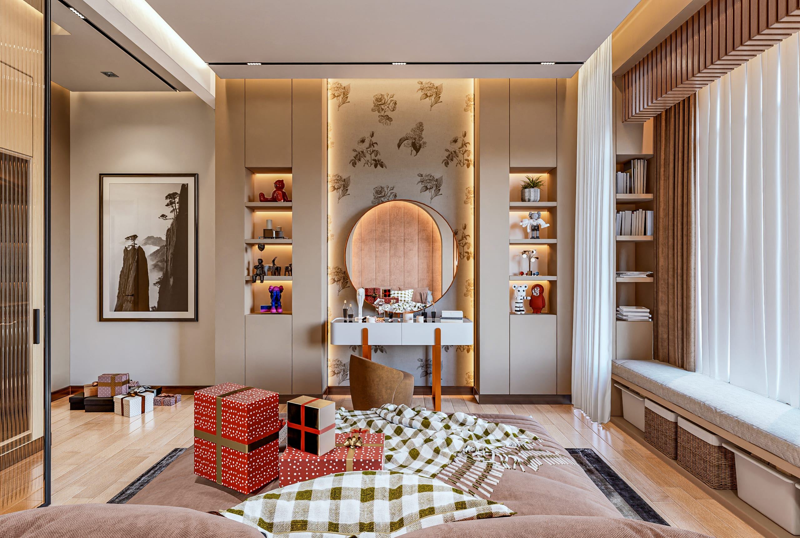 Villa Mr. Ahmed El-Russ — Girl's Bedroom