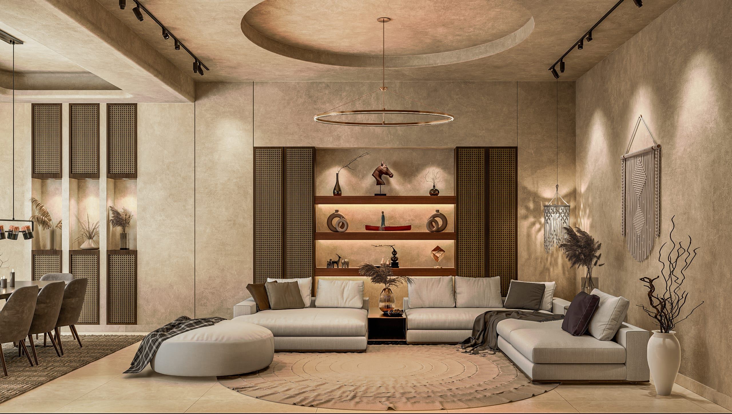 Villa Mr. Ahmed El-Russ — Living Area