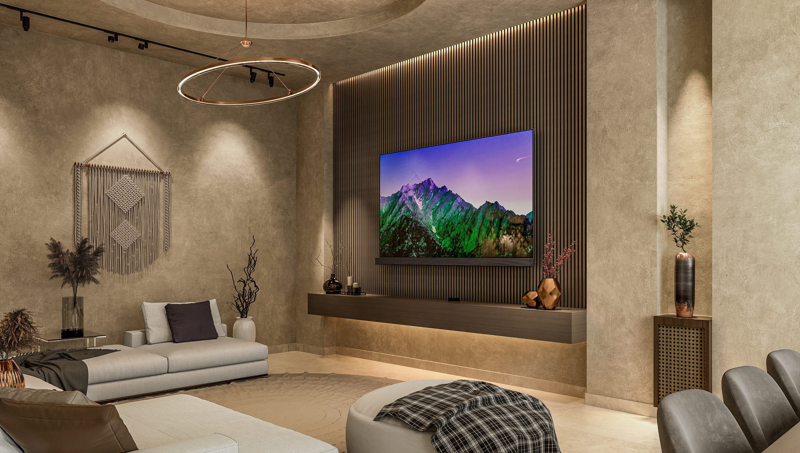 Villa Mr. Ahmed El-Russ — Living Area