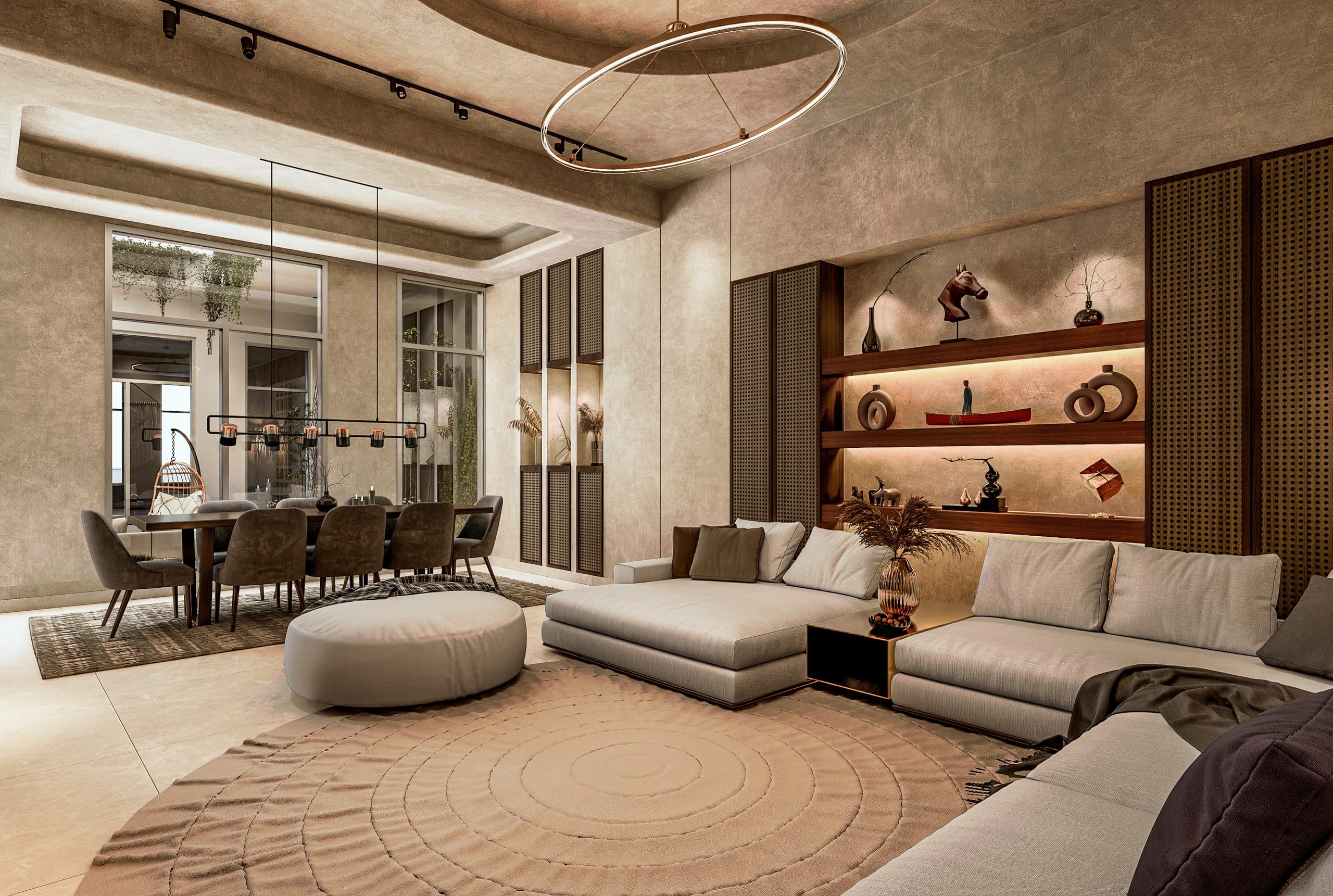 Villa Mr. Ahmed El-Russ — Living Area