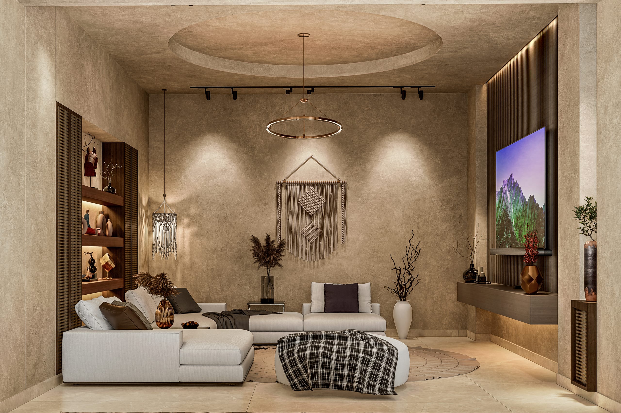 Villa Mr. Ahmed El-Russ — Living Area