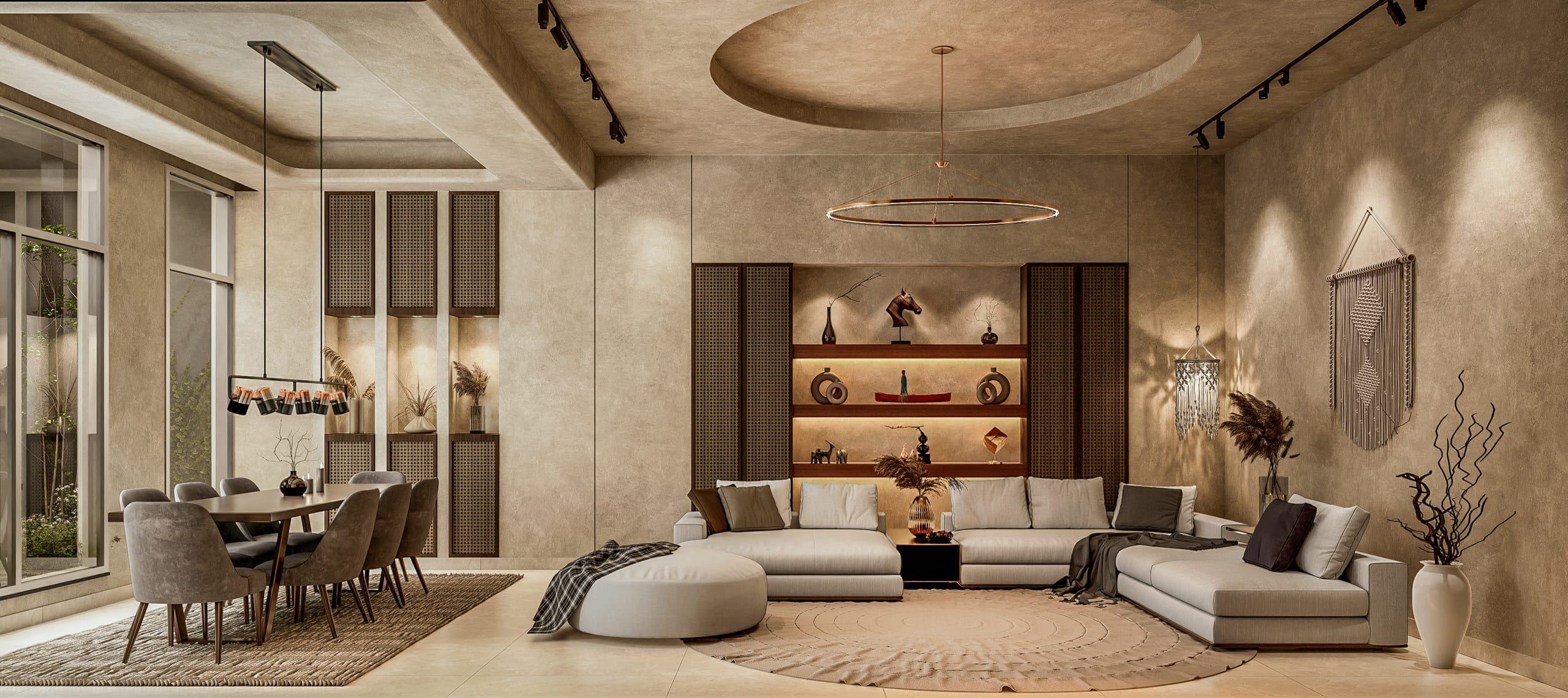 Villa Mr. Ahmed El-Russ — Living Area
