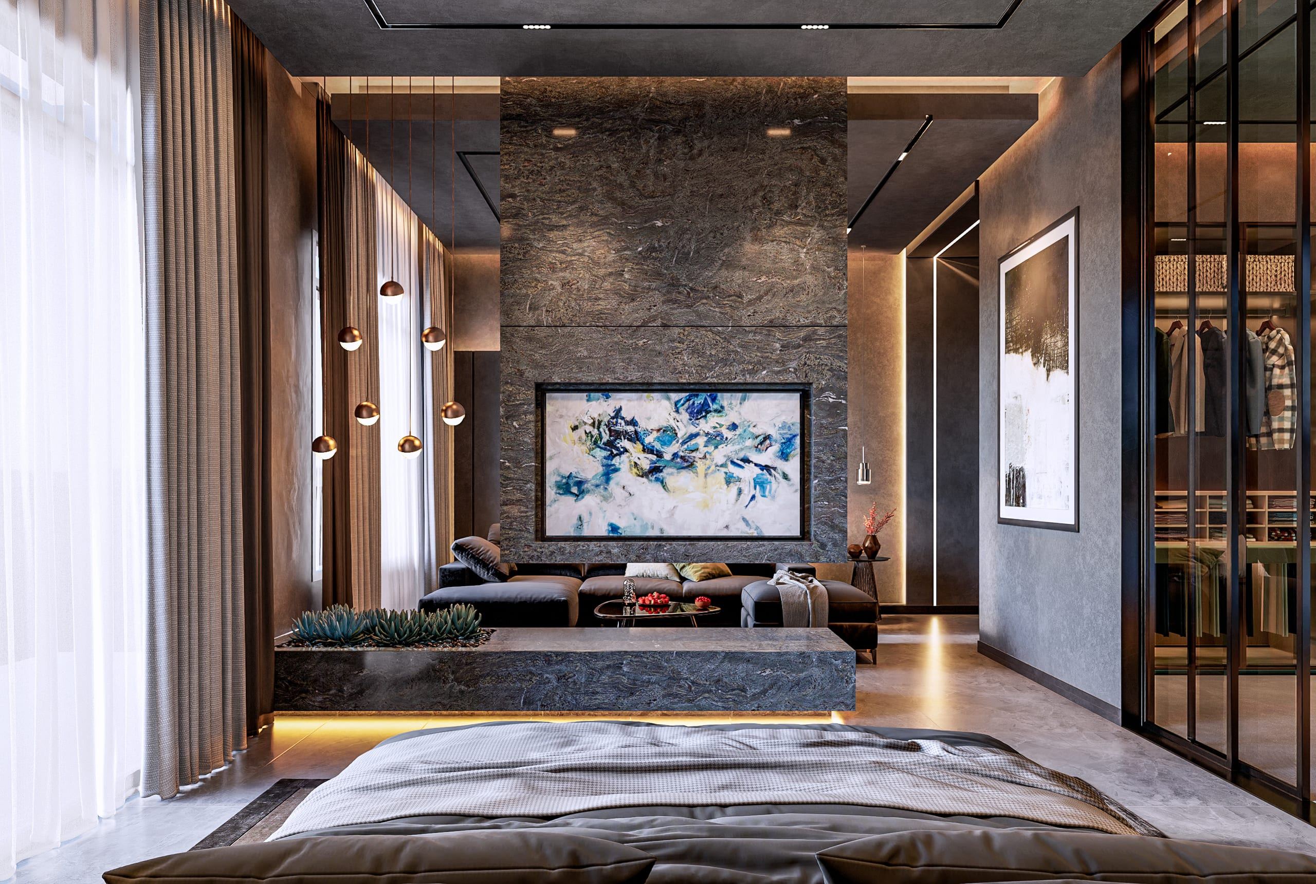 Villa Mr. Ahmed El-Russ — Master Bedroom