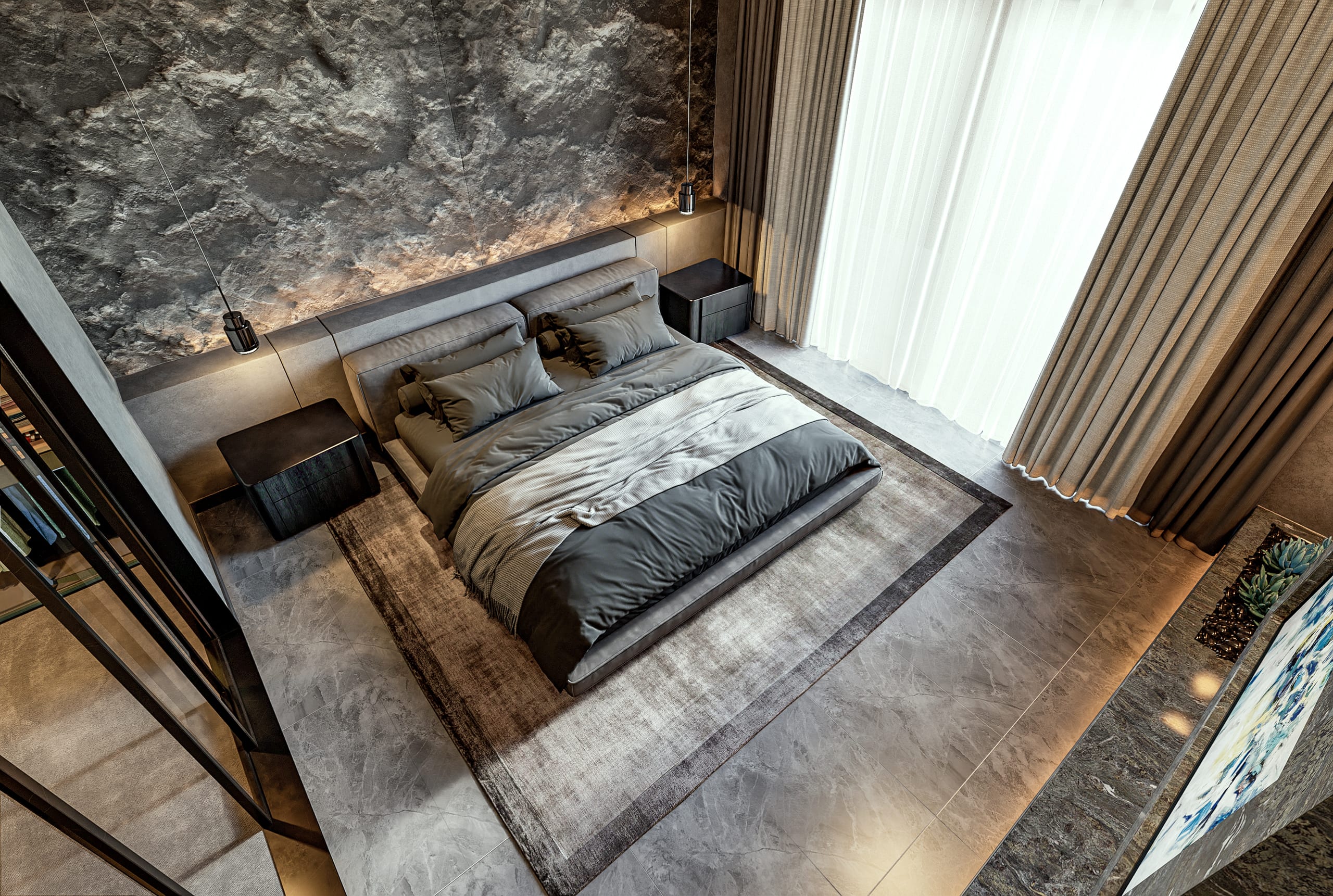 Villa Mr. Ahmed El-Russ — Master Bedroom