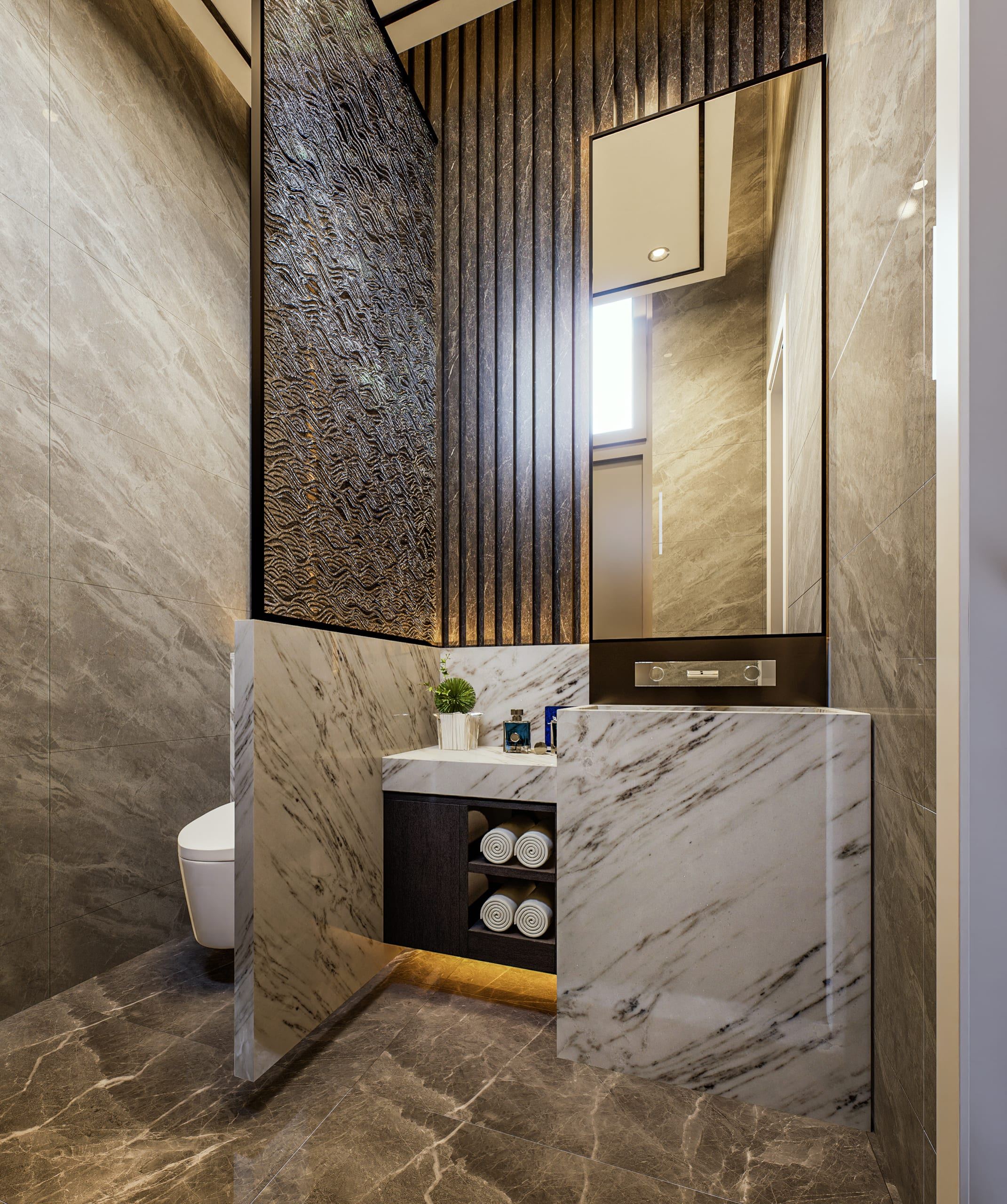 Villa Mr. Hussain Dishty — Bathrooms