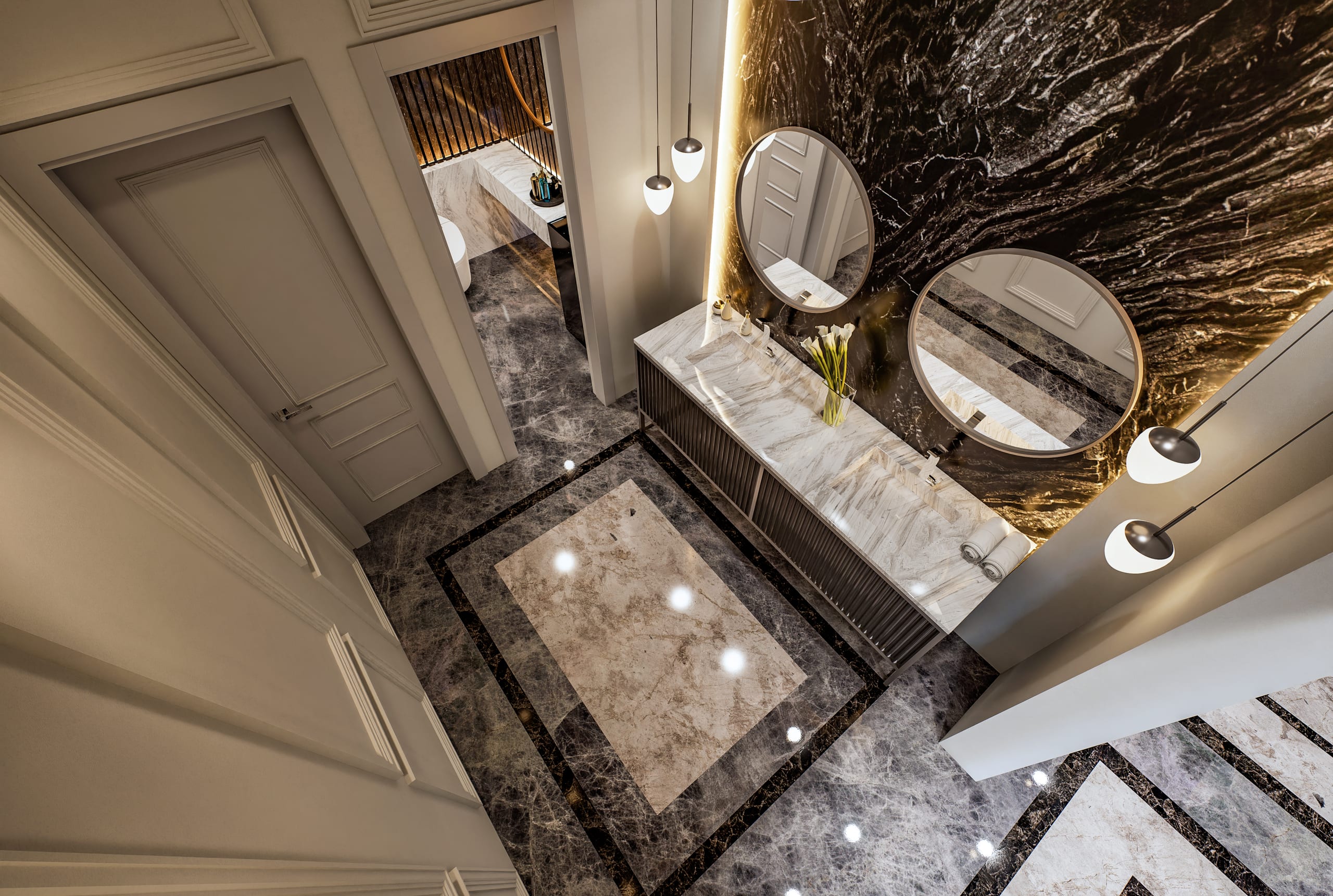 Villa Mr. Hussain Dishty — Bathrooms