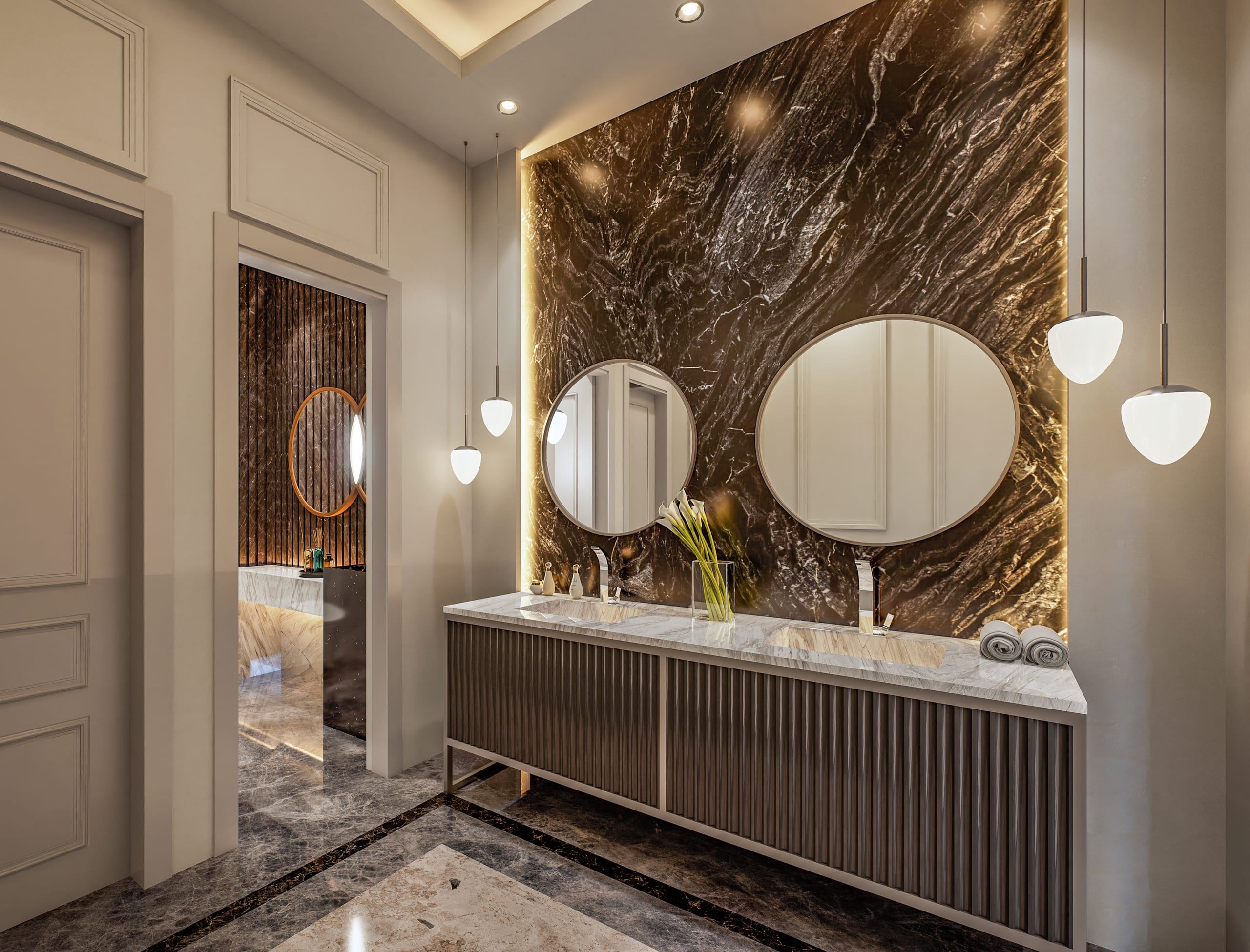 Villa Mr. Hussain Dishty — Bathrooms