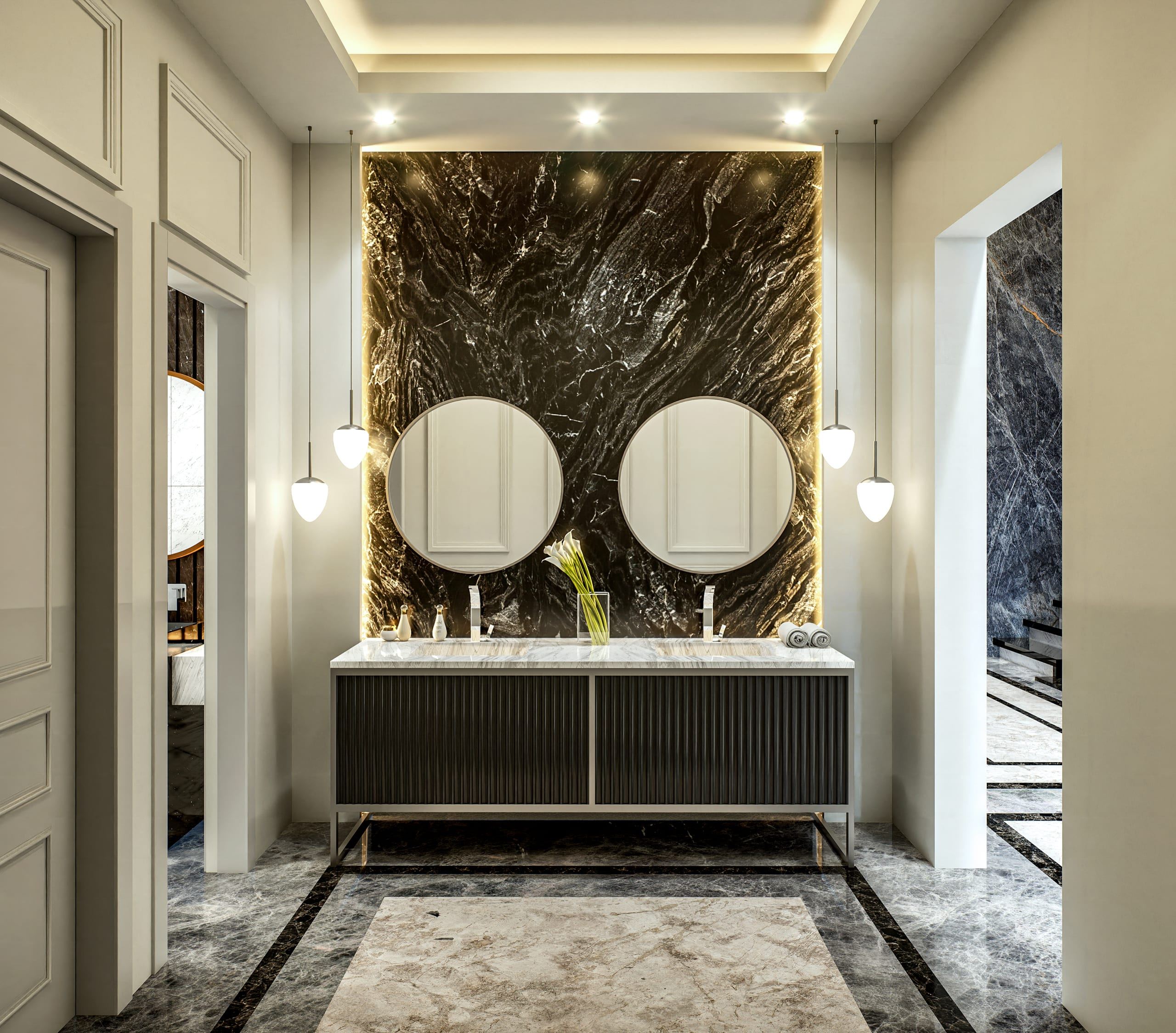 Villa Mr. Hussain Dishty — Bathrooms