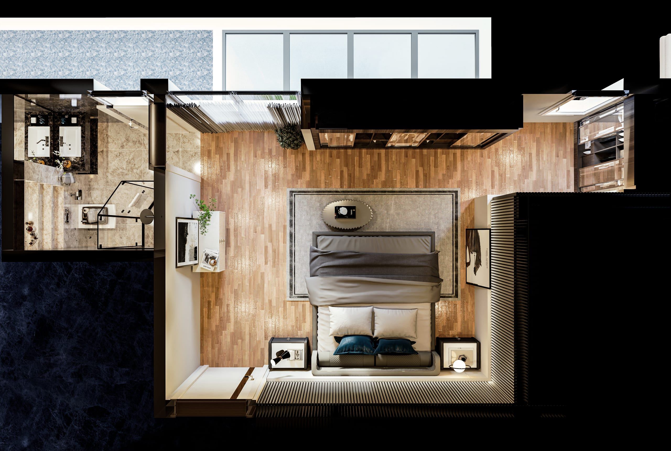 Villa Mr. Hussain Dishty — Bedroom