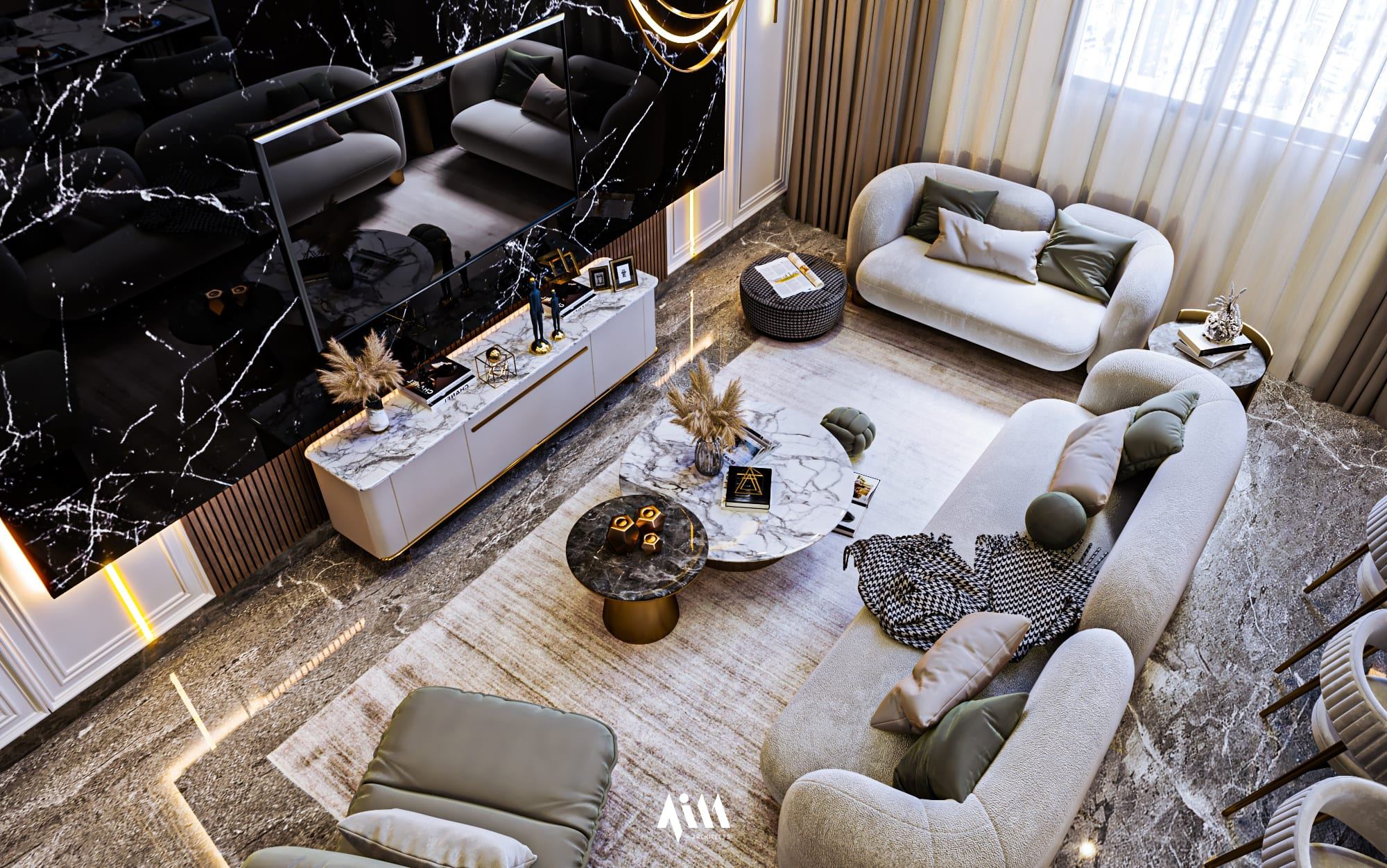 Villa Reception & Kitchen — view 3