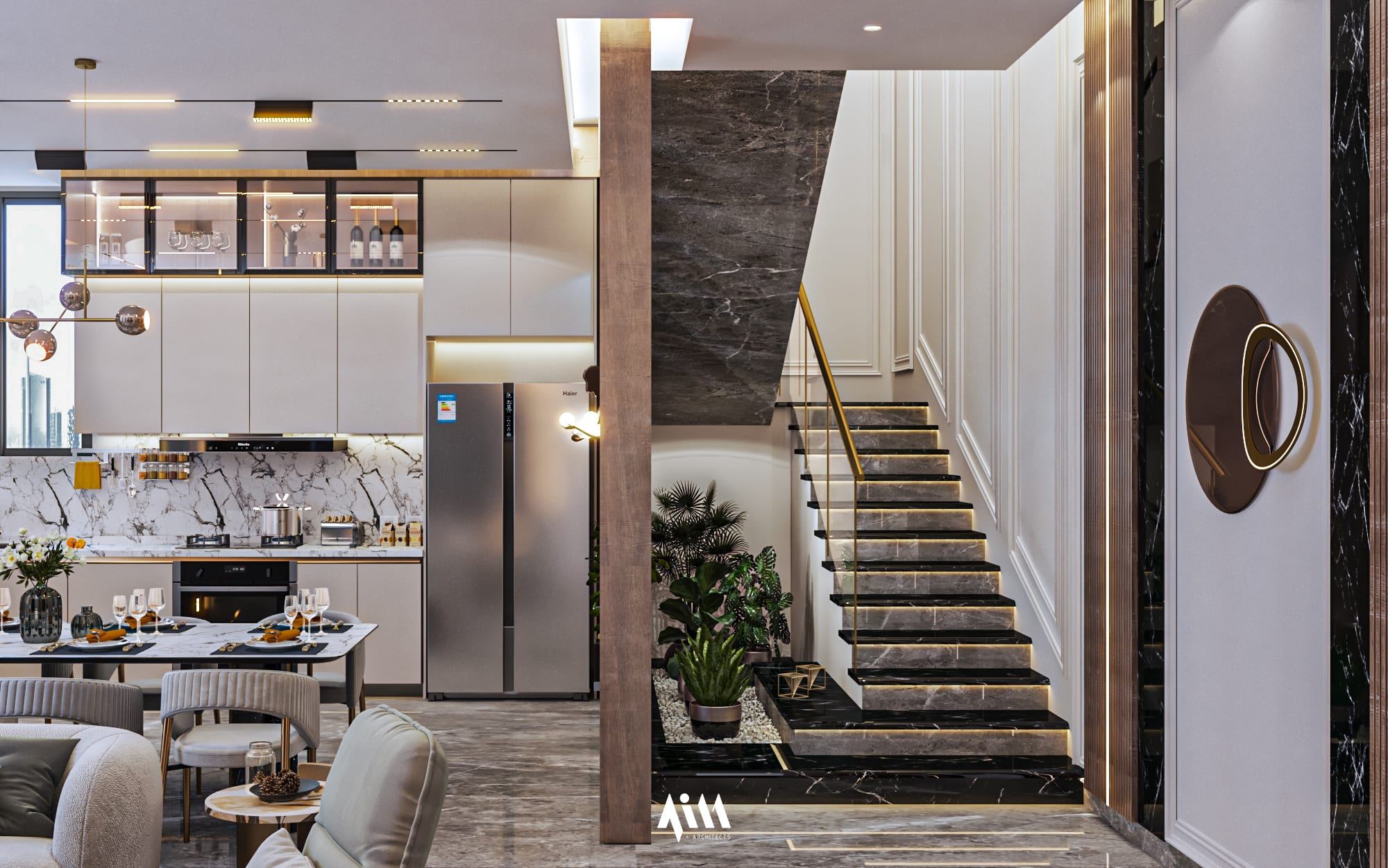 Villa Reception & Kitchen — view 4